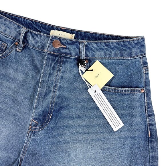 Tgla Denim Shorts Womens Size 30 High-Waisted Frayed Hem Casual Style - Picture 4 of 11